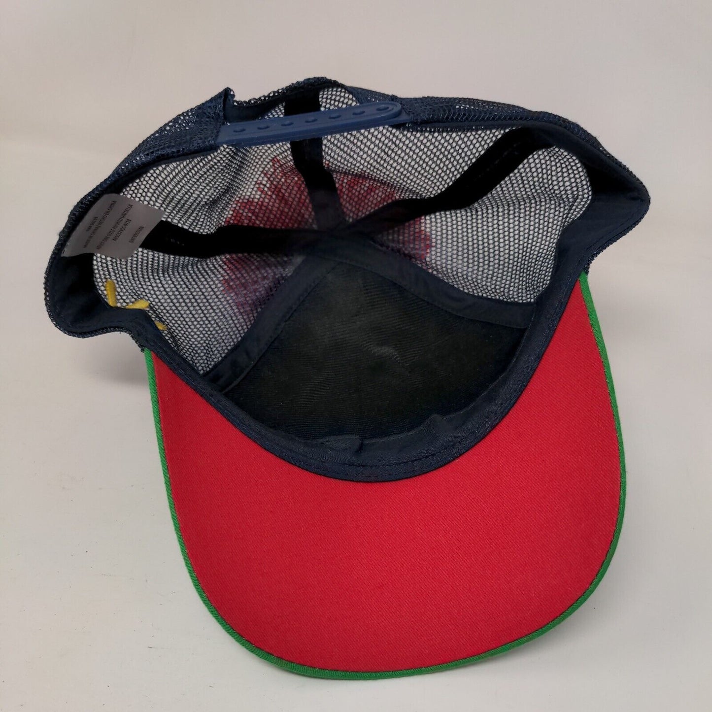 Light Up Christmas Walmart Snapback Trucker Hat Multicolor OS Mesh Back Pom Pom