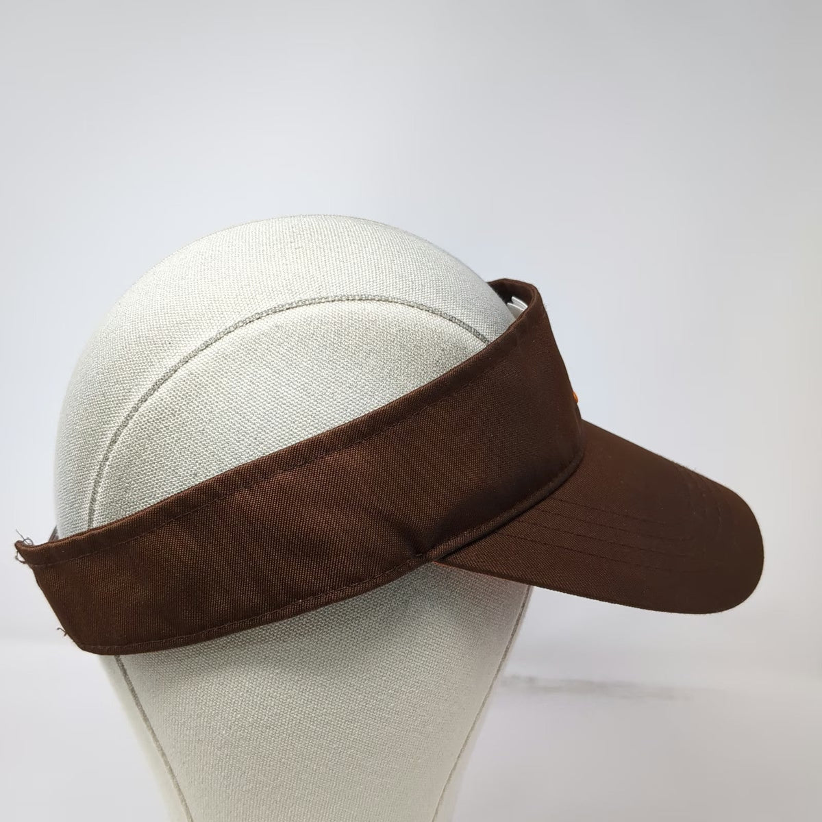 Burger King Visor Brown One Size Crew Snapback Logo Fast Food Restaurant Hat