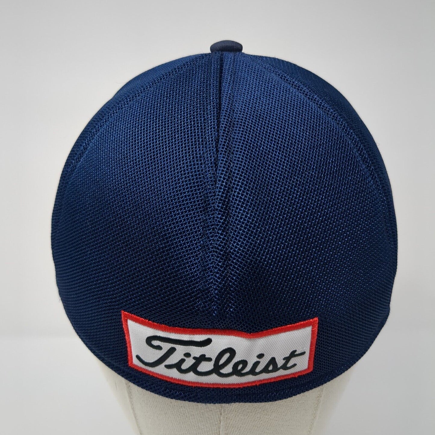 Titleist Fitted Mesh Back Hat Blue Small-Medium Embroidered New Era