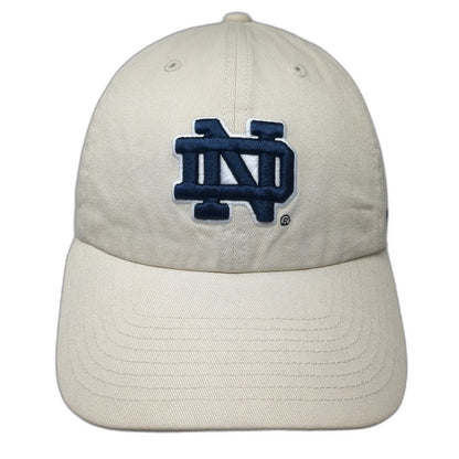 '47 Brand Notre Dame Fighting Irish NCAA Hat Beige OSFM Cap ND Logo Embroidered