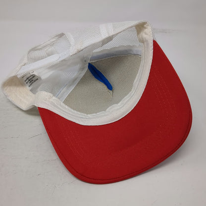 Blue Red White Trucker Hat OSFM Heart American Flag Mesh Snapback Patriotic USA