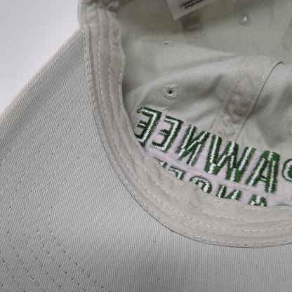 Pawnee Rangers Slideback Hat Tan One Size Adjustable Embroidered NBC
