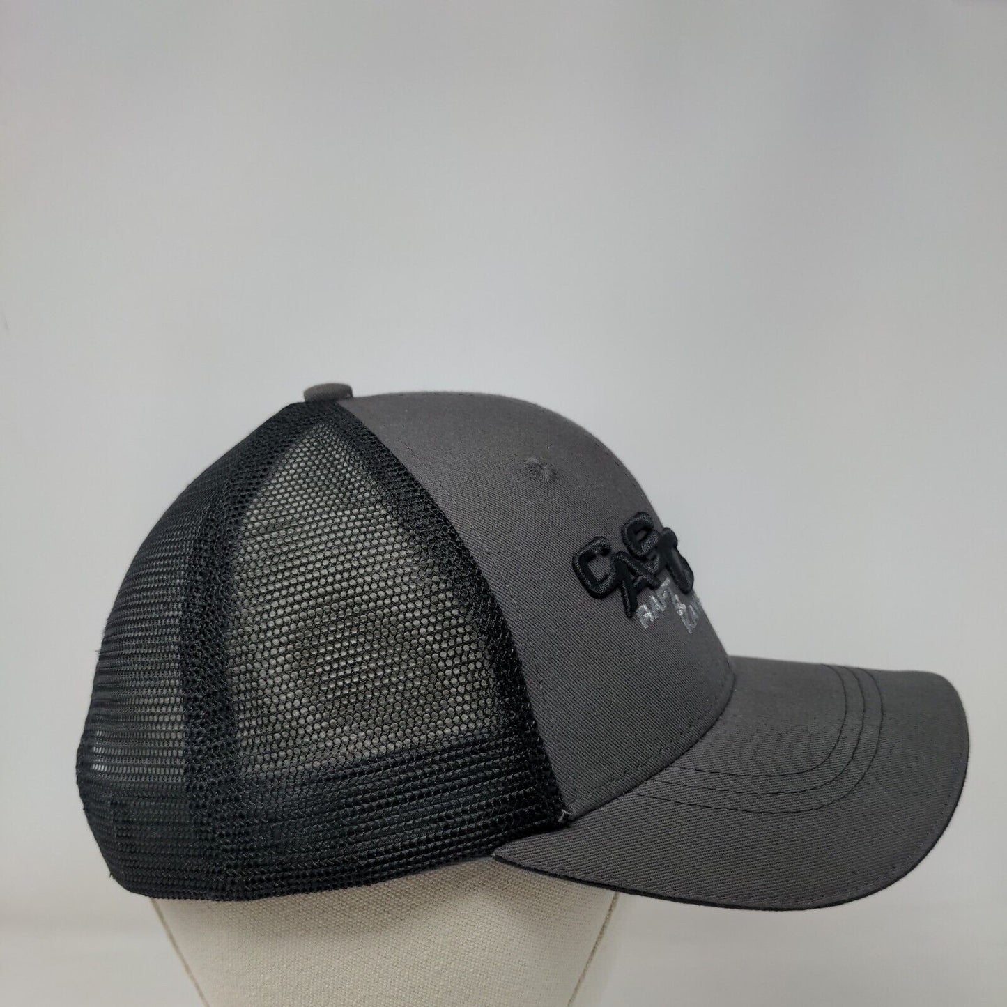 Cascade Raft & Kayak Idaho Snapback Trucker Hat Gray OSFA Adjustable Mesh Back