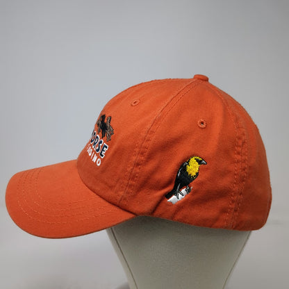American Dry Goods Wildhorse Resort Casino Orange One Size Baseball Cap Bird Hat