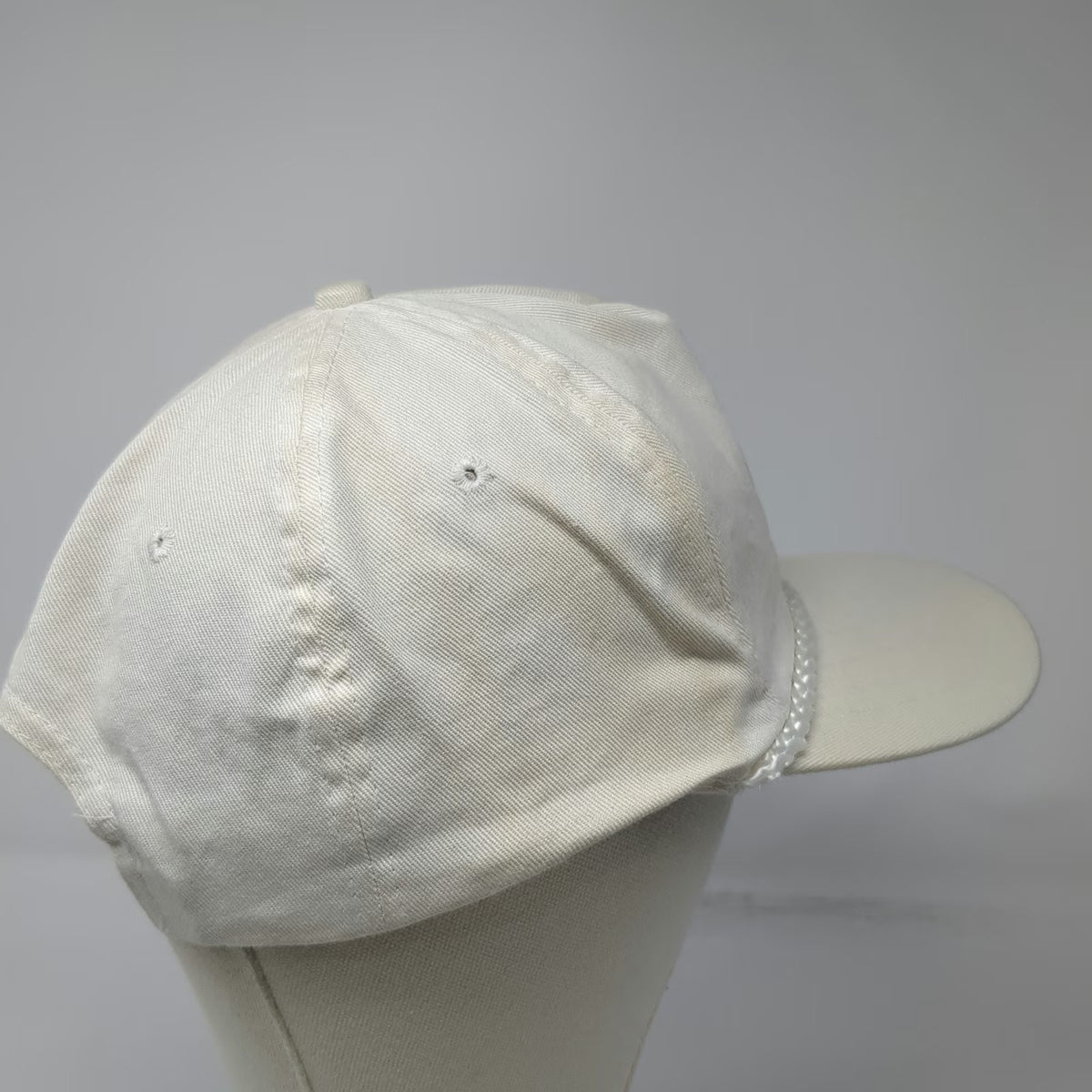 KC 5 Panel Beige Blue One Size Snapback Rope Automation Electronics Logo Hat