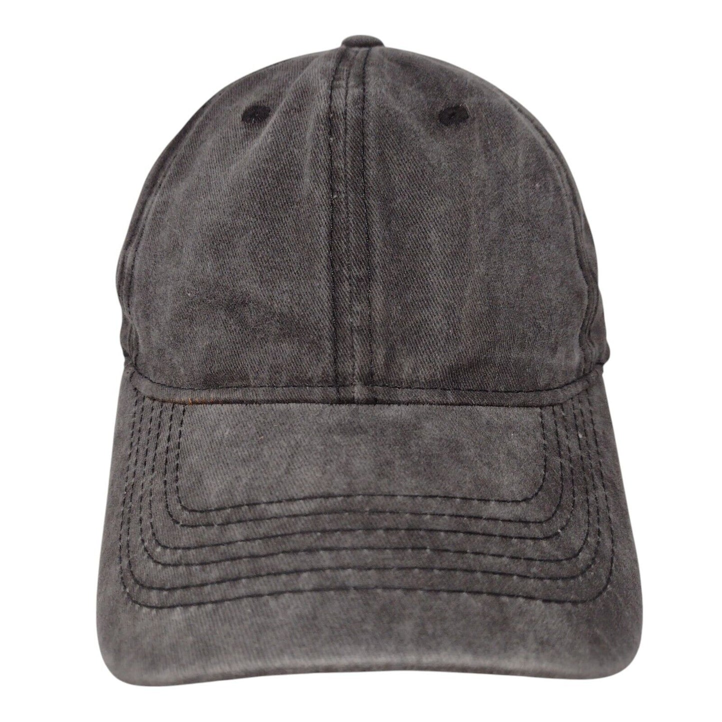 Unbranded Slideback Hat Solid Gray OSFA 6 Panel Adjustable Blank