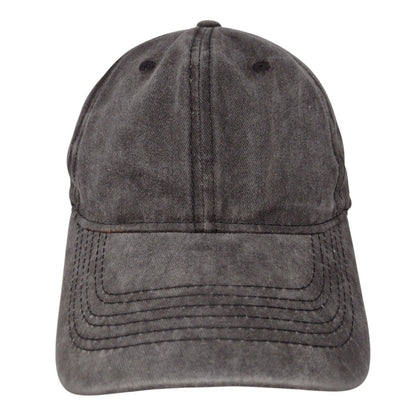 Unbranded Slideback Hat Solid Gray OSFA 6 Panel Adjustable Blank