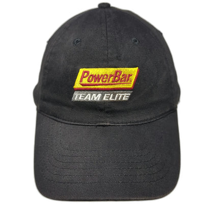 NU-FIT PowerBar Team Elite Hat Black XL Baseball Cap Stretch Fit Embroidered