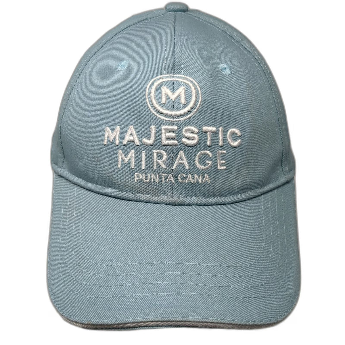 Majestic Mirage Punta Cana Resorts Blue One Size Baseball Cap Hat Slideback