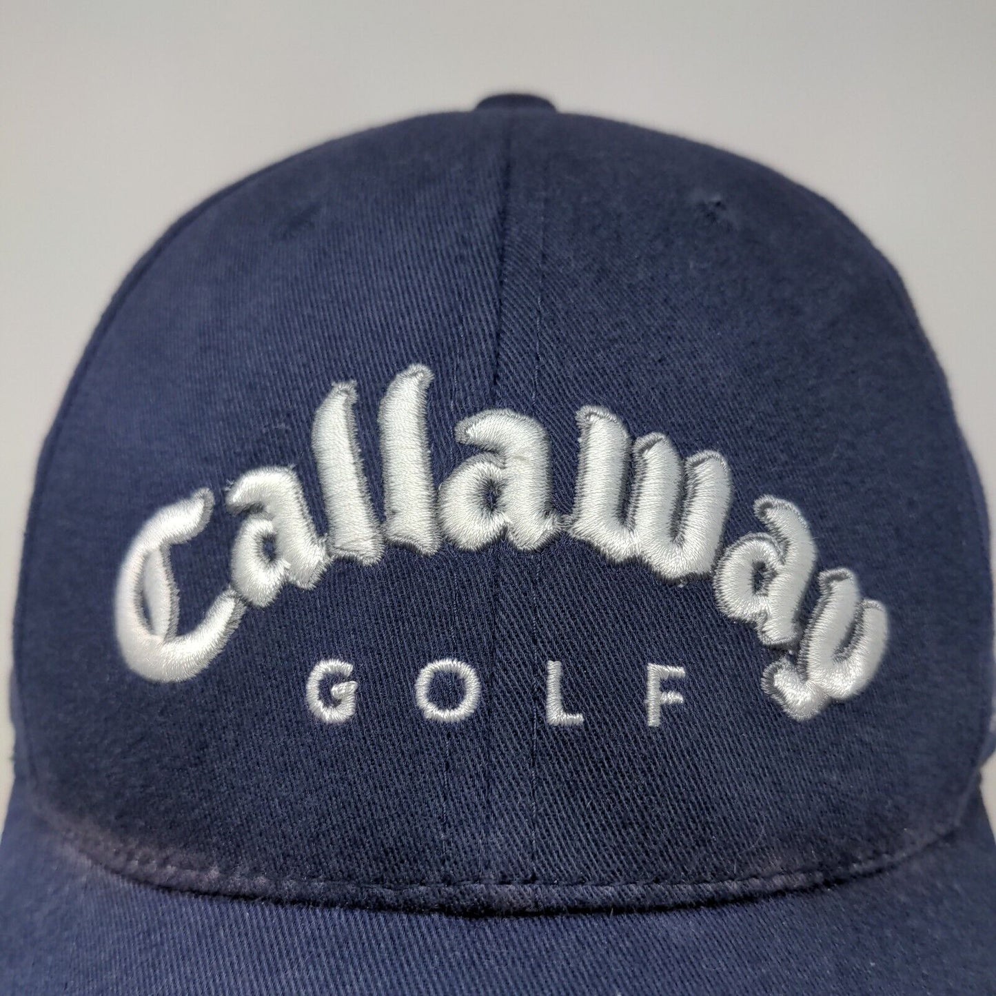 Callaway Golf Men's Slideback Hat Blue Adjustable Embroidered Spell Out Logo
