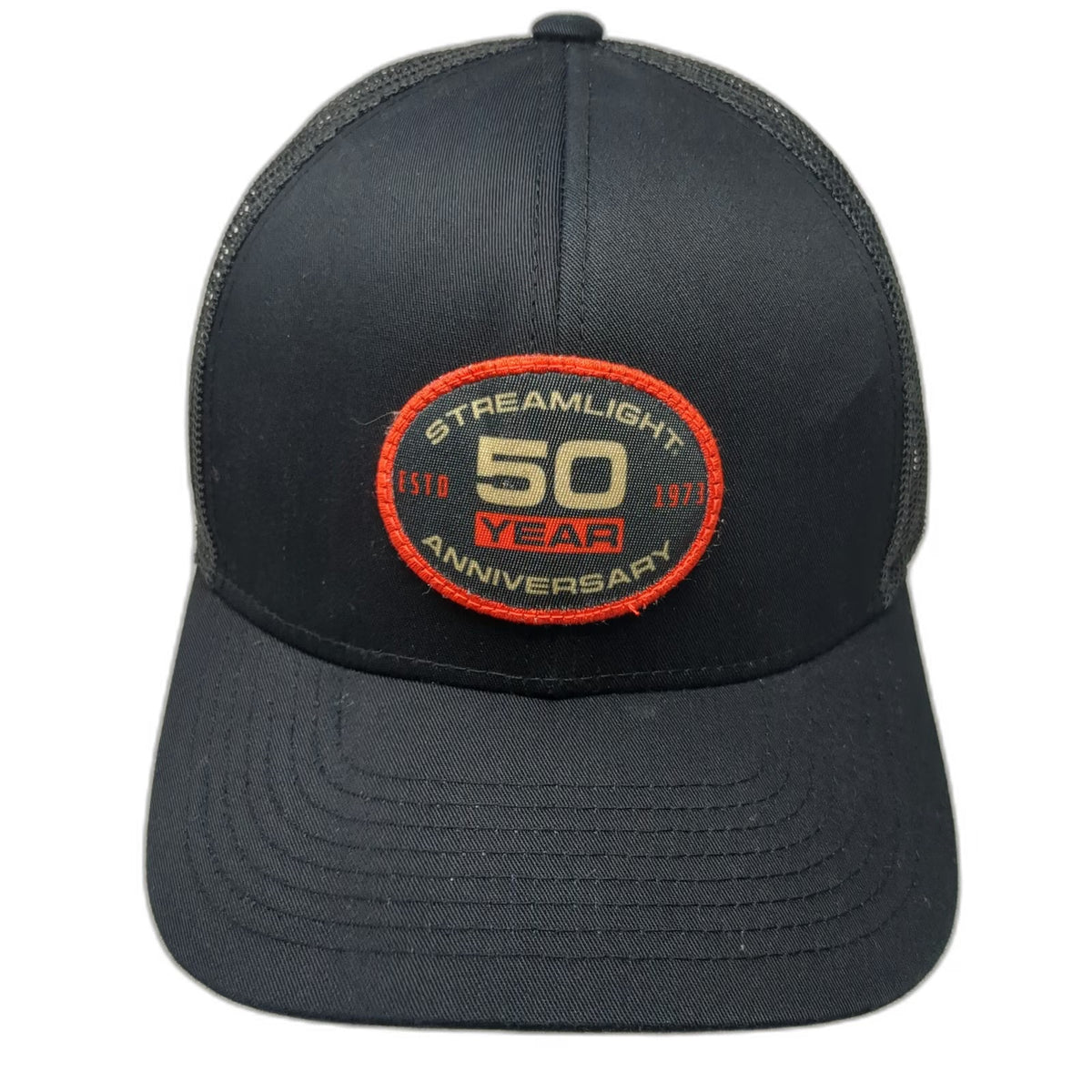 Sportex Trucker Hat Black One Size Streamlight 50 Year Anniversary Mesh Snapback