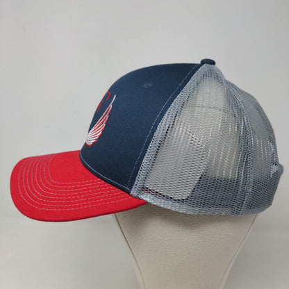 Ferrara Electric & Alarm Men's Snapback Mesh Back Hat Blue Gray OSFM