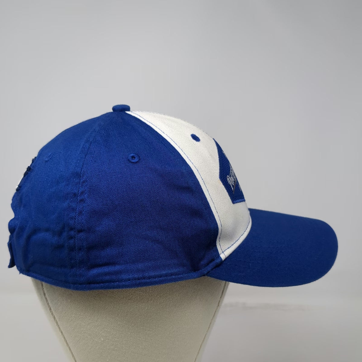 Pacific Seafood Blue White Baseball Cap OSFM Fish Logo Strapback Hat Est 1941