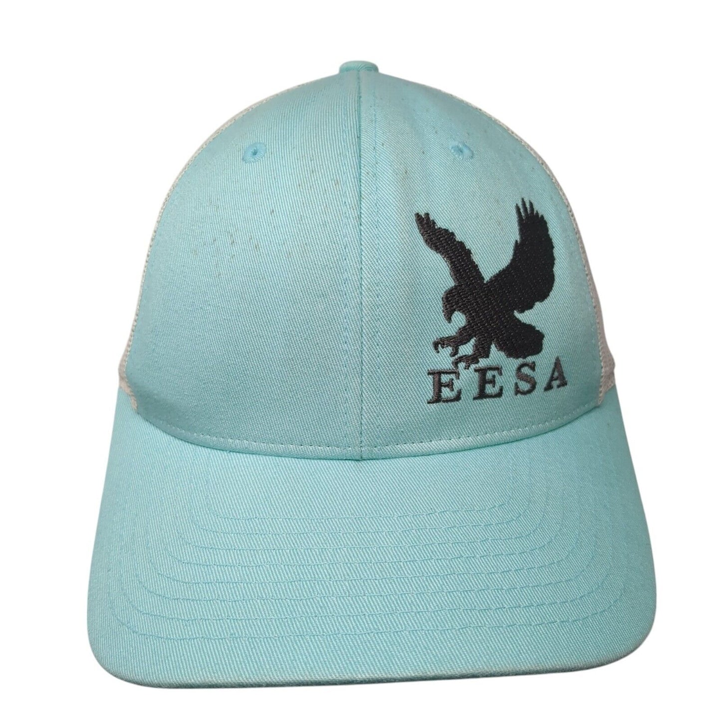 EESA Snapback Trucker Hat Blue M/L Adjustable Embroidered Mesh Back Richardson