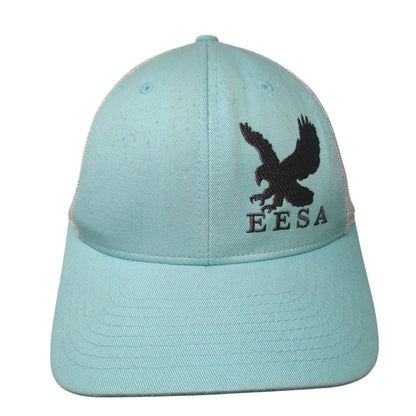 EESA Snapback Trucker Hat Blue M/L Adjustable Embroidered Mesh Back Richardson