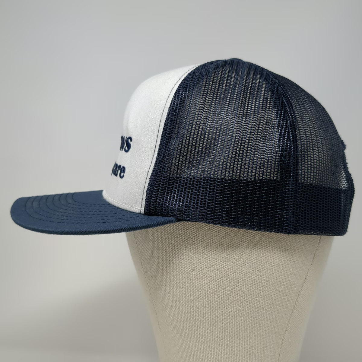 Yupoong Trucker Hat Blue One Size South Paws Doggie Daycare Mesh Back Snapback