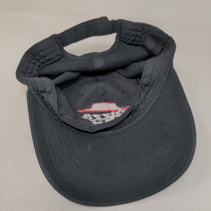 Pizza Hut Strapback Hat Black OSFA Adjustable Embroidered Uniform