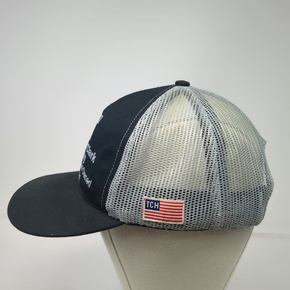 The Company Hat Trucker Hat Black OSFM Mesh Snapback Made USA Alexander Clark