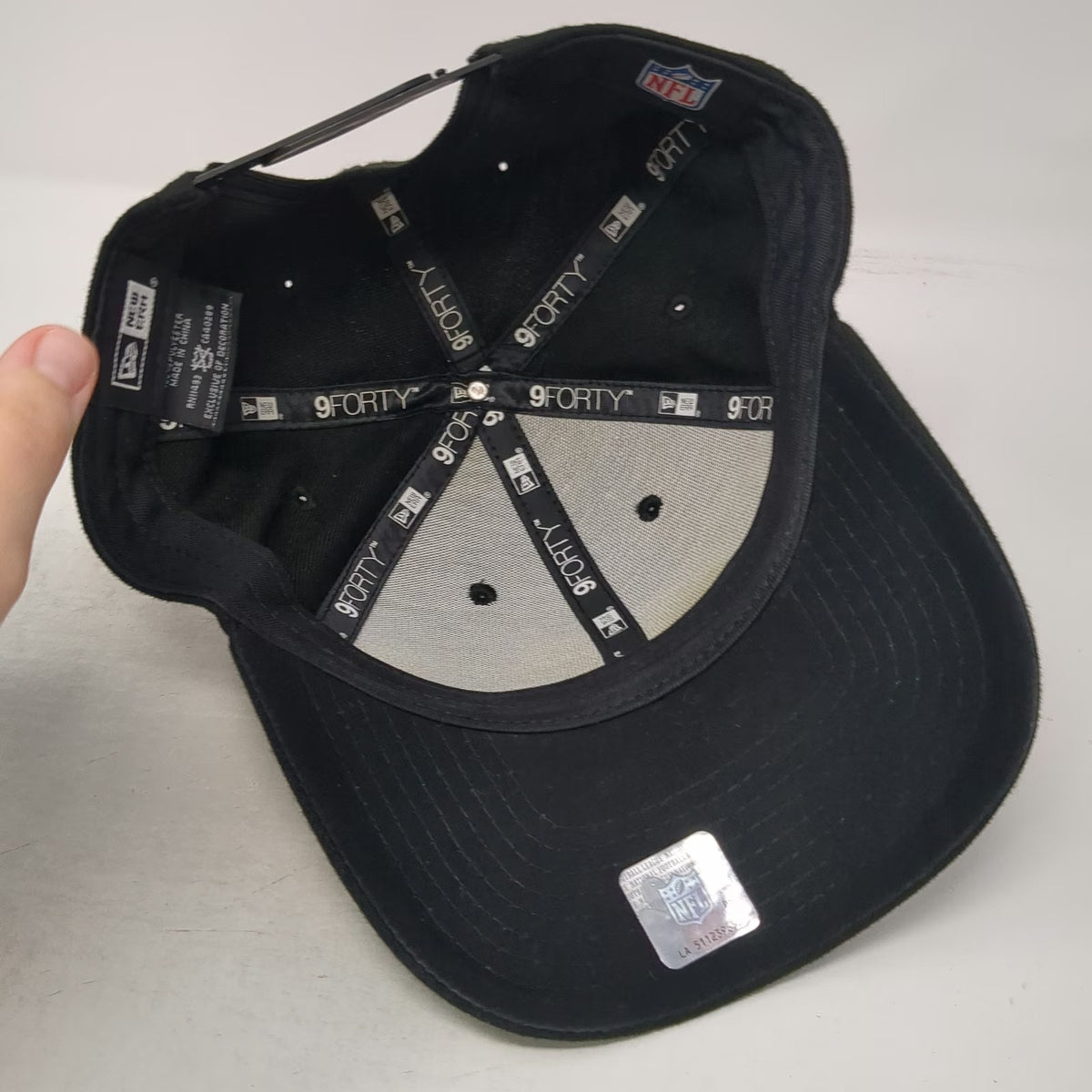 New Era Philadelphia Eagles NFL Snapback Black One Size 9FORTY Hat Curved Brim