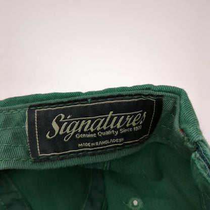Lucky Dad Strapback Hat Green One Size Adjustable Embroidered 6 Panel