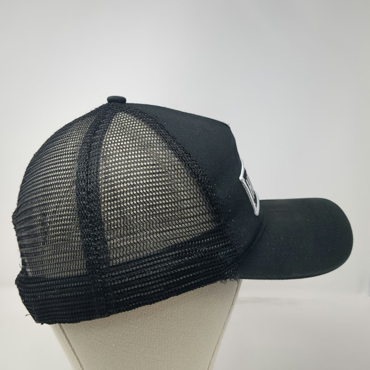 Hoonigan Trucker Hat Black One Size Mesh Back Snapback Logo Patch Racing Car