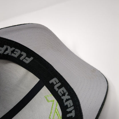 YE Young Enterprises Fitted Hat Black L-XL Embroidered Flexfit Yupoong