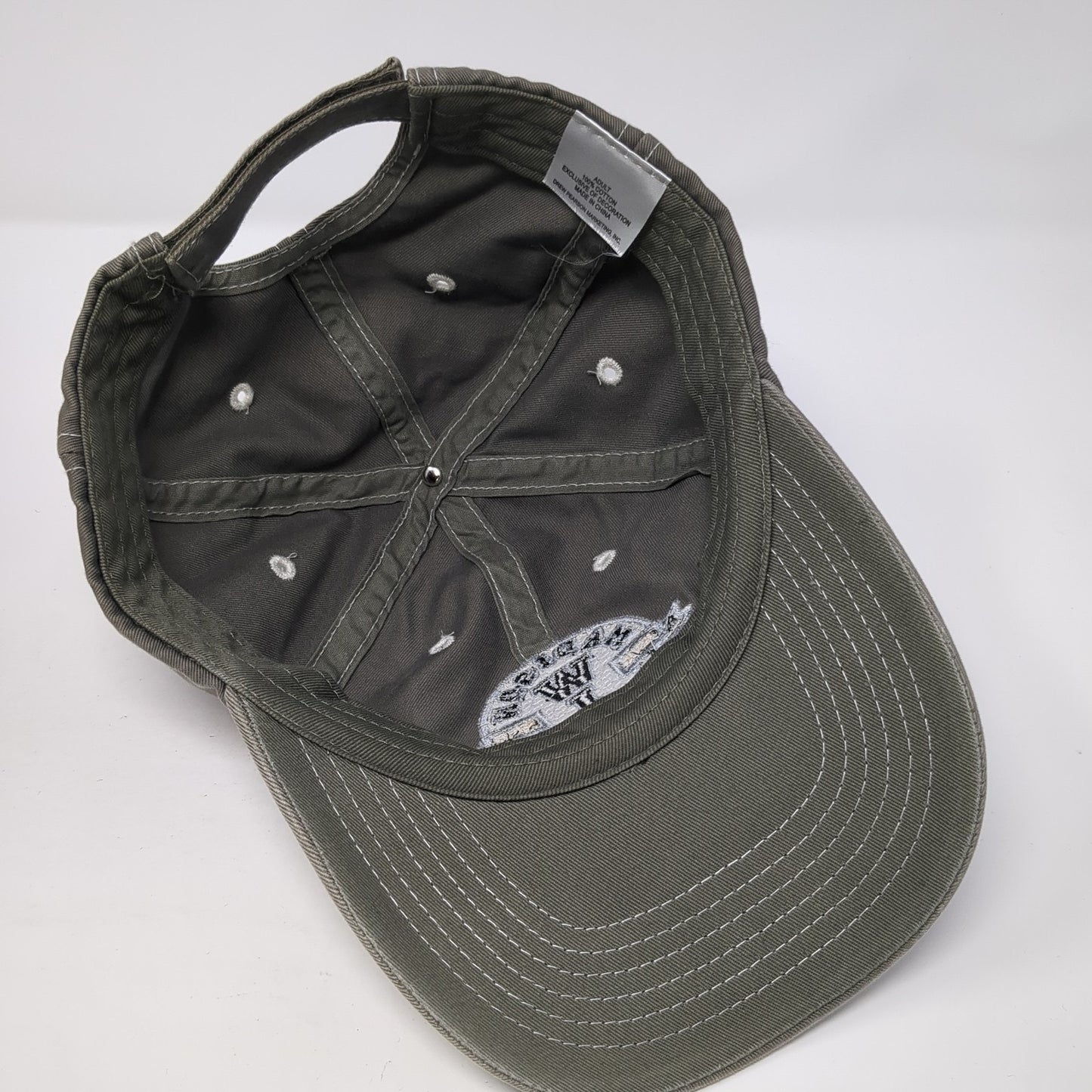 Madison WI Athletic Dept. Est 1856 Adult Baseball Cap Brown One Size Adjustable