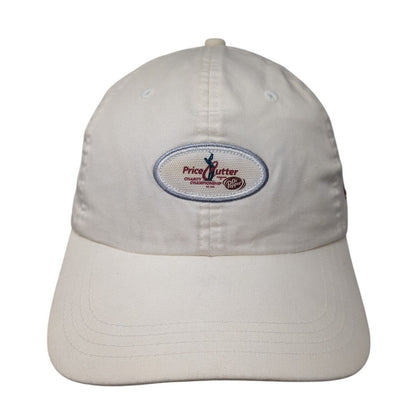 Price Cutter Charity Championship Dr Pepper Strapback Hat White OS Classic Cut