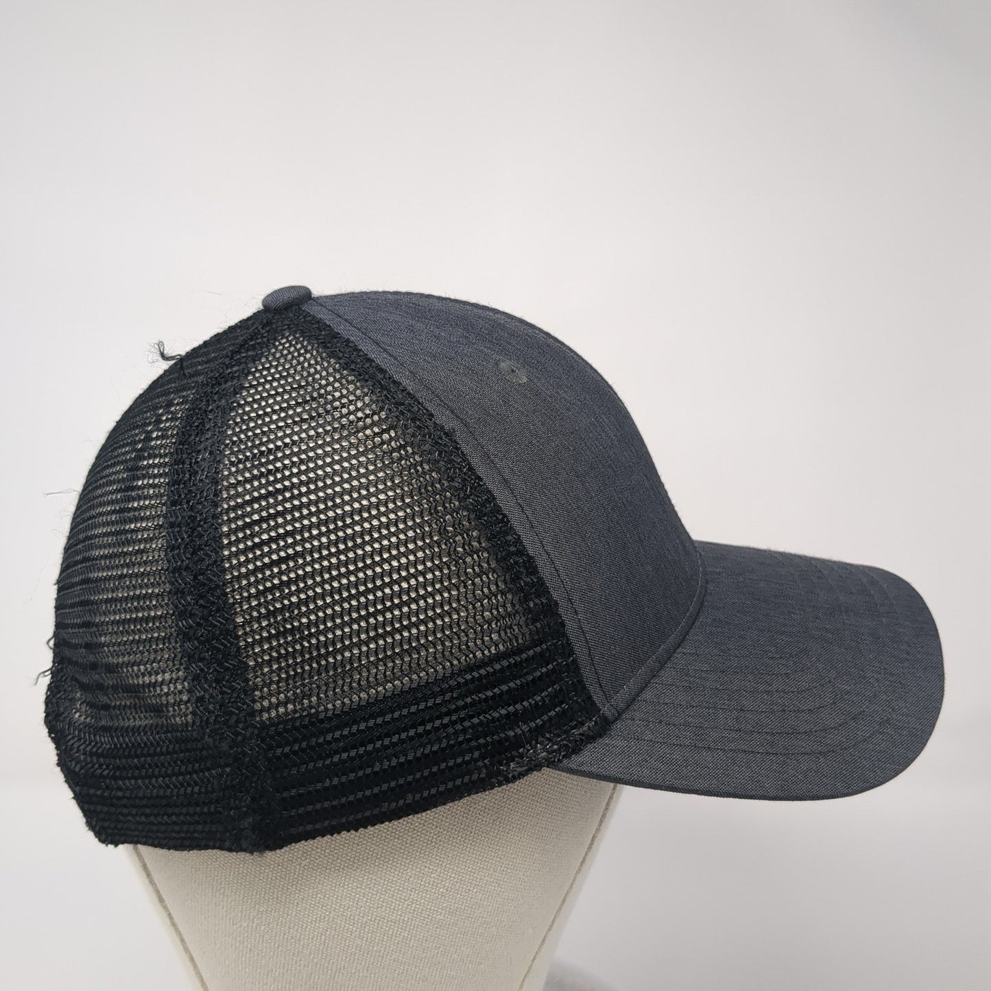Conflict At Carver Champion Snapback Trucker Hat Gray One Size Mesh Back