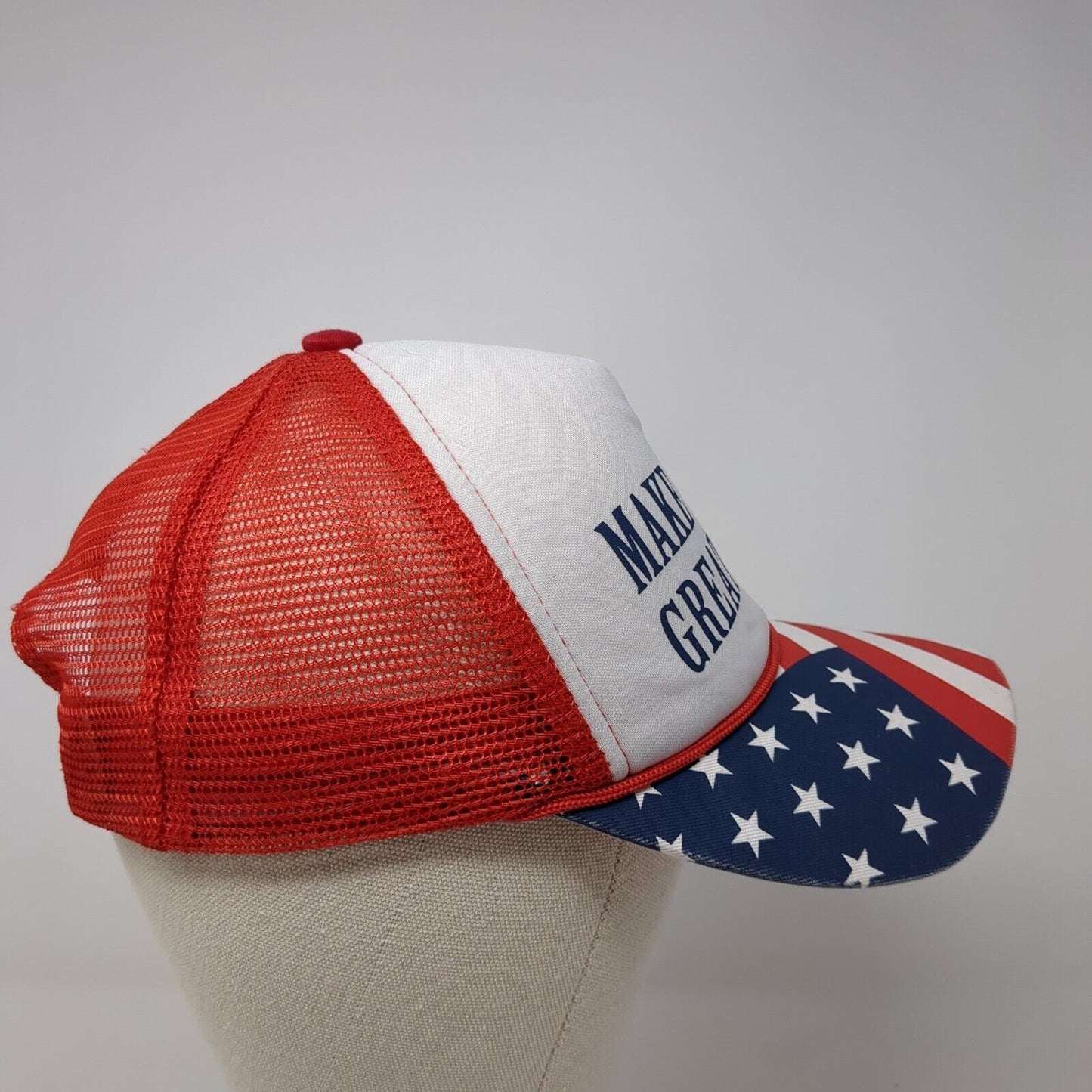 Make America Great Again Snapback Rope Trucker Hat Multi OSFA USA Flag