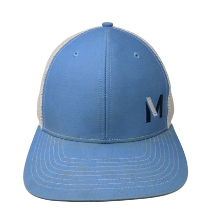 Midwest Lumber Snapback Trucker Hat Blue OS Adjustable Mesh Back Richardson