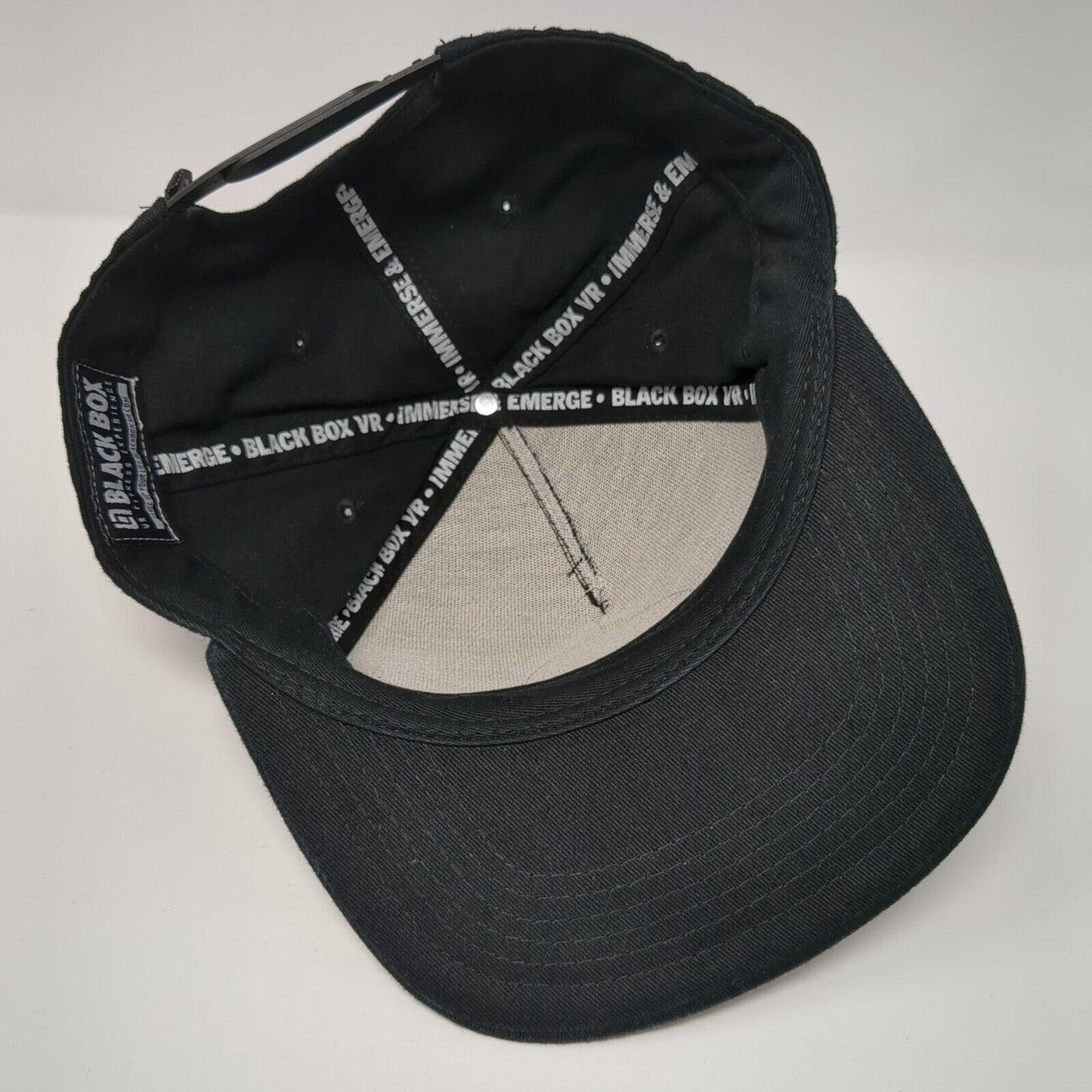 Black Box VR Fitness Immerse & Emerge Snapback Hat Black OSFA Adjustable 6 Panel