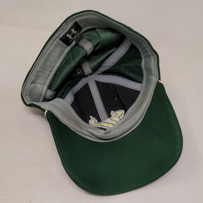 USF Bulls Fitted Hat Green Size XL Embroidered Logo Under Armour