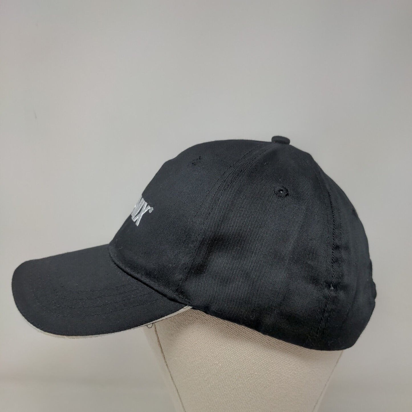Pro Mix Strapback Hat Black One Size Embroidered Adjustable Creapub