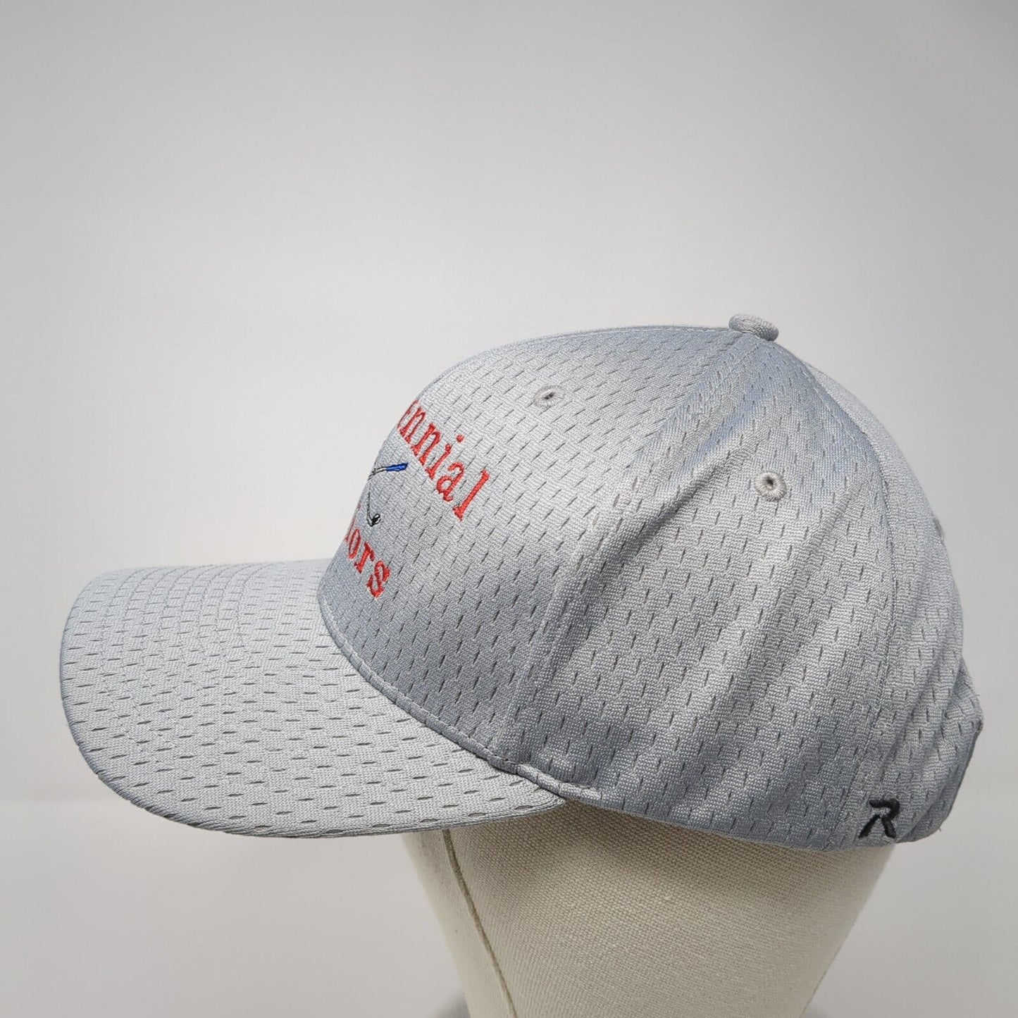 Centennial Seniors Strapback Hat Gray S/M Solid Adjustable Richardson