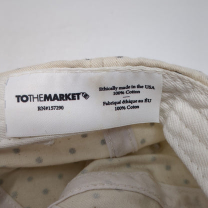 To The Market Slideback Baseball Cap Multicolor OS Adjustable Polka Dot Blank