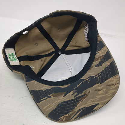 Good Quality Human 5 Panel Hat Green Brown One Size Camo Snapback Pinnacle Home