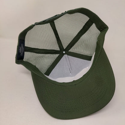 Green Dragon Snapback Mesh Back Trucker Hat Green OSFM Breathable Hit