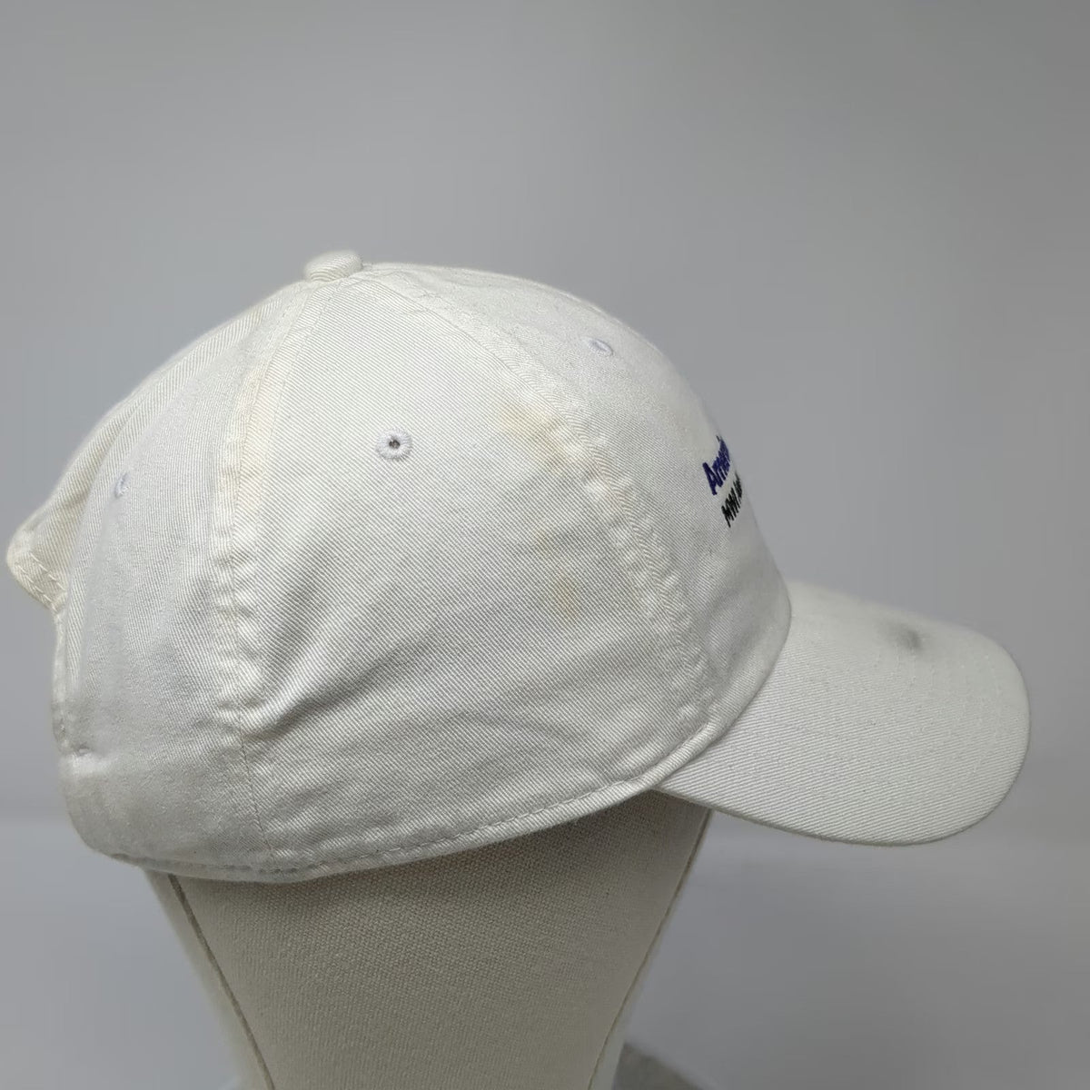 Nike Baseball Cap White One Size AmerisourceBergen MWI Animal Health Swoosh Hat