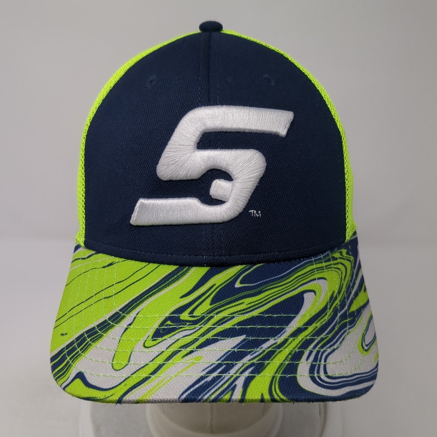 Snap-on Snapback Trucker Hat Multicolor One Size Adjustable Mesh Back Polyester