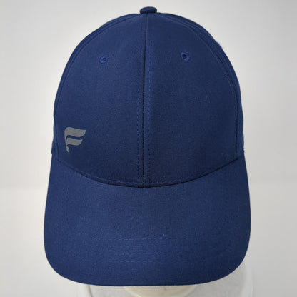 Fabletics Strapback Hat Blue One Size Adjustable Vented Holes 6 Panel Polyester
