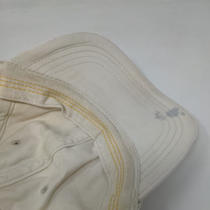 Nautica Jeans Co. Slideback Hat Cream One Size Embroidered 6 Panel