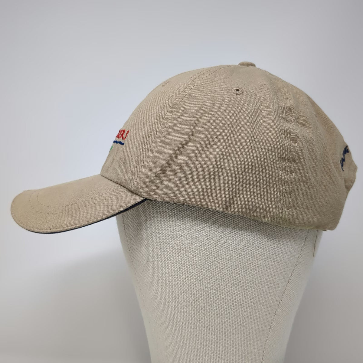 Beige One Size Baseball Cap Project Healing Waters Fly Fishing Strapback Hat