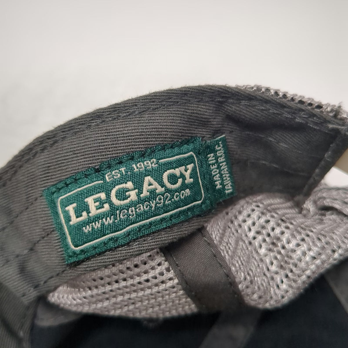 Legacy Trucker Hat Gray One Size Kona Hawaii Islands Map Snapback Mesh