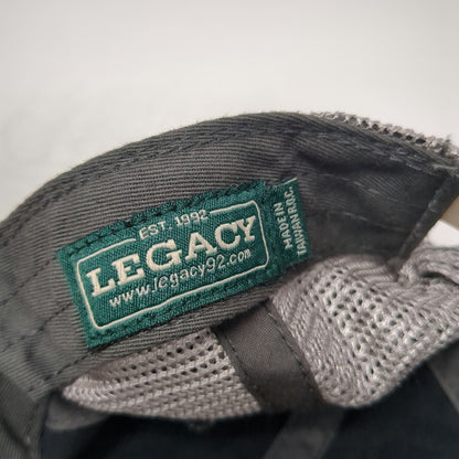 Legacy Trucker Hat Gray One Size Kona Hawaii Islands Map Snapback Mesh