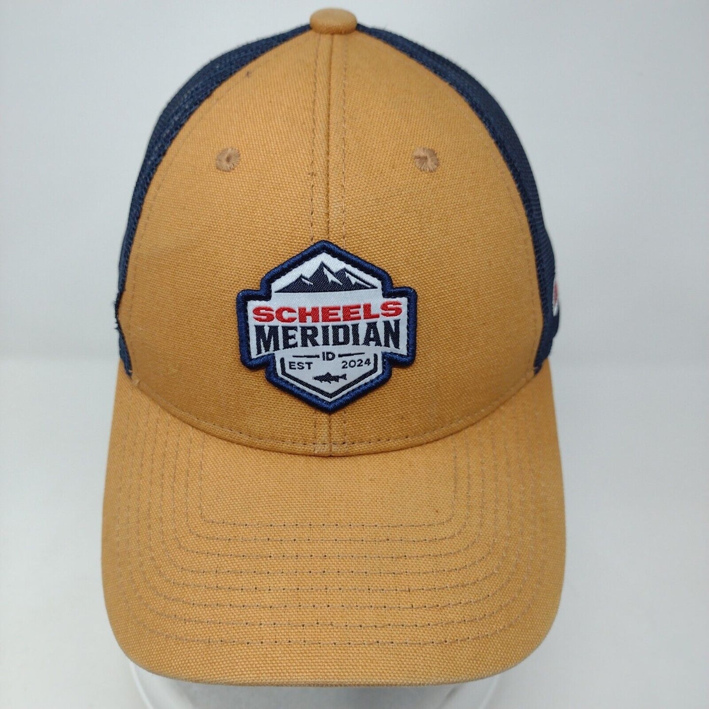 Scheels Meridian Snapback Mesh Back Trucker Hat Multi OSFM Colorblock
