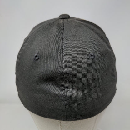 Boondockers Fitted Hat Gray S/M Embroidered Flexfit 6 Panel Port Authority