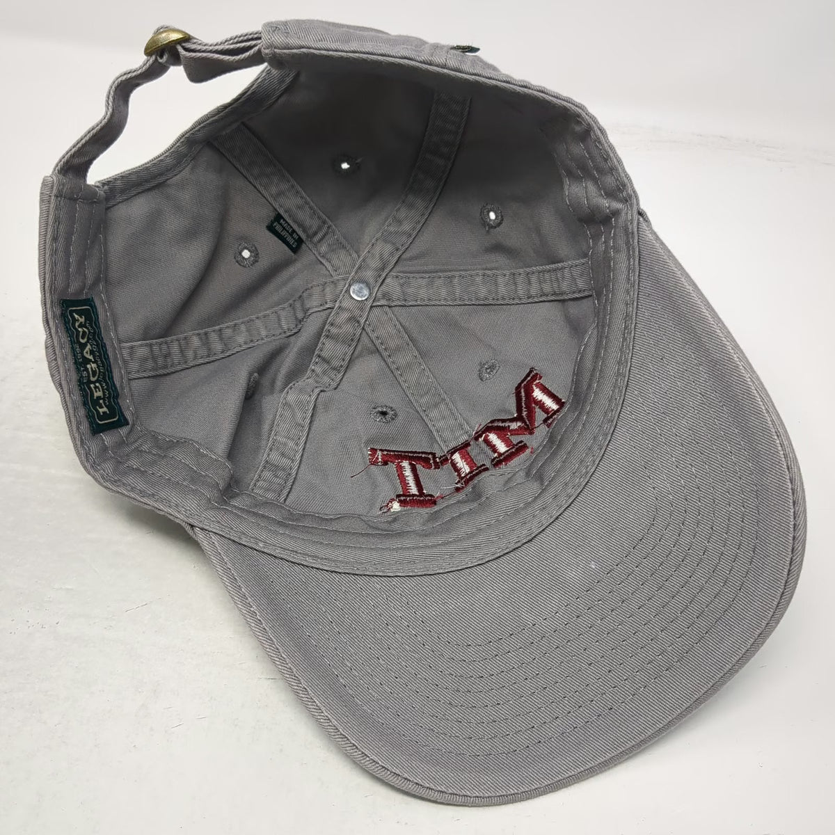 Legacy MIT Engineers NCAA Gray One Size Adjustable Embroidered Slideback Cap Hat