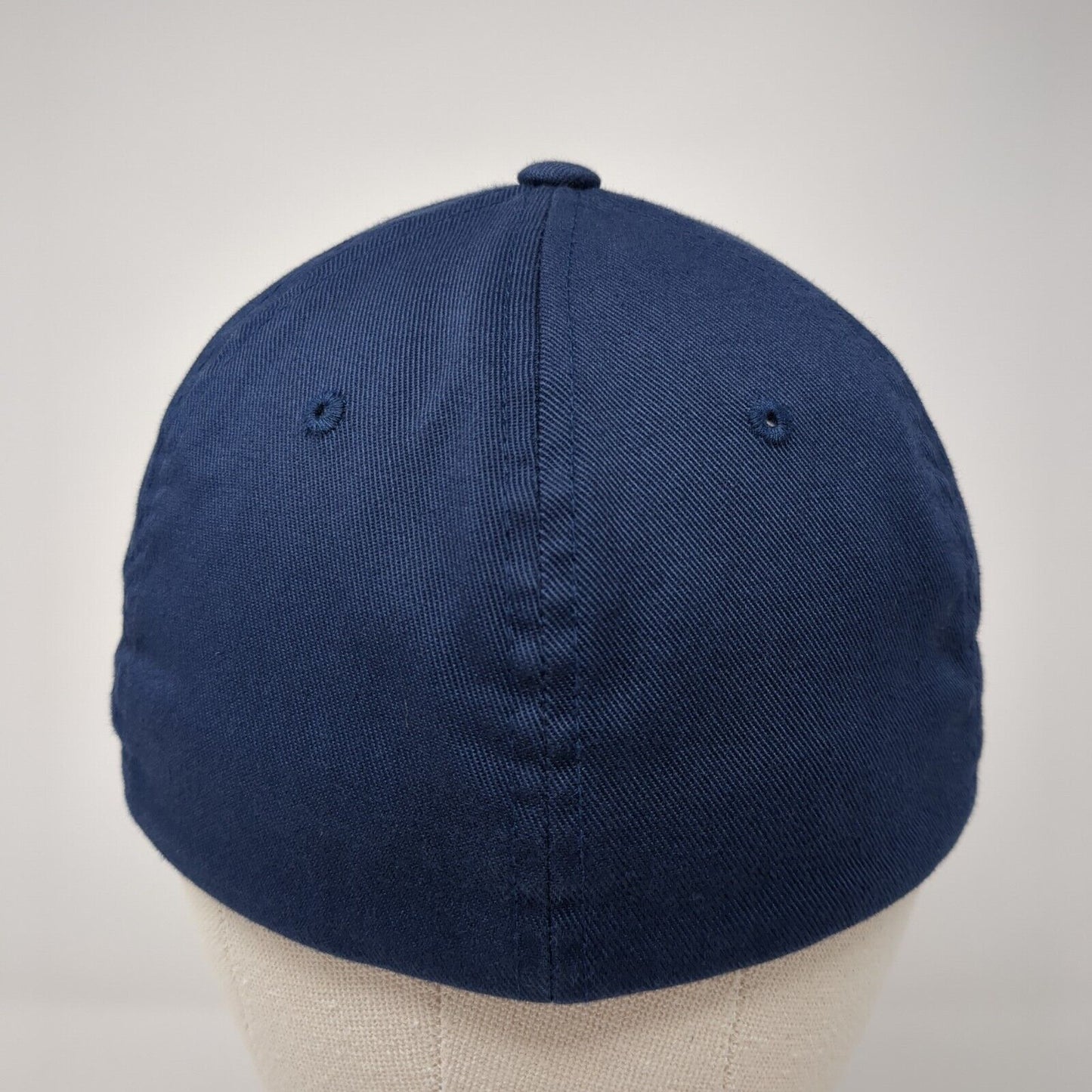 Potter's Fitted Hat Blue S/M Embroidered Solid Flexfit Port Authority