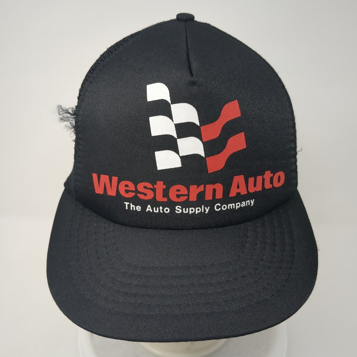 Western Auto The Auto Supply Company Trucker Hat Black OS Adjustable Mesh Back